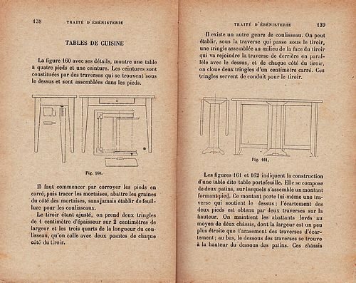 Traité d'Ebénisterie etde marqueterie illustré de318 figures dams le texte.