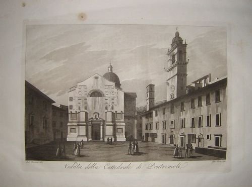 VEDUTA DELLA CATTEDRALE DI PONTREMOLI.