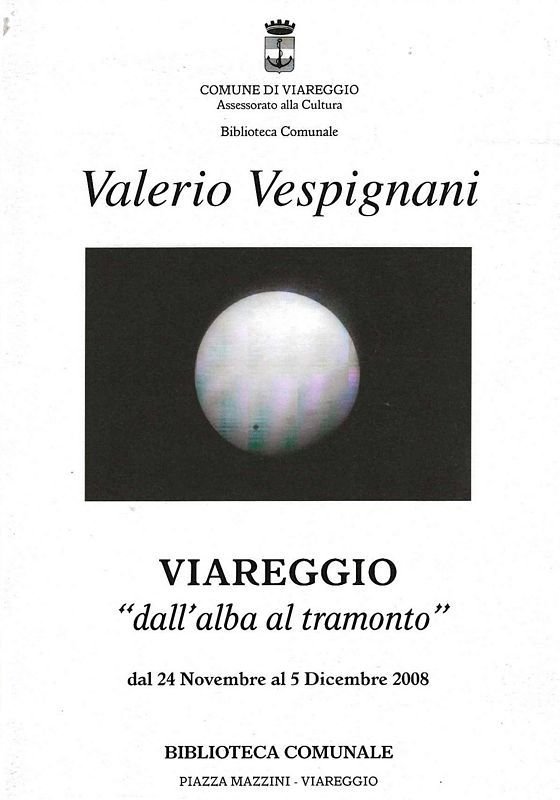 Viareggio 'dall'alba al tramonto' - Biblioteca Comunale, Dicembre 2008.