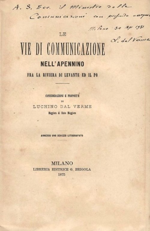 Vie di comunicazione nell'Appennino, fra la Riviera di Levante ed … | Immagine Gallery 2