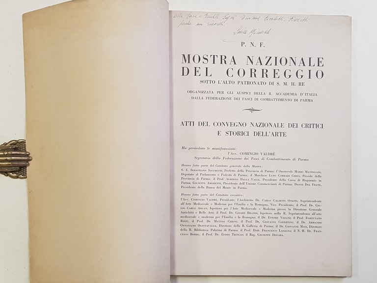 Mostra Nazionale del Correggio. Atti del Convegno Nazionale dei critici …