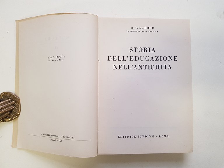 Storia dell'educazione nell'antichità.