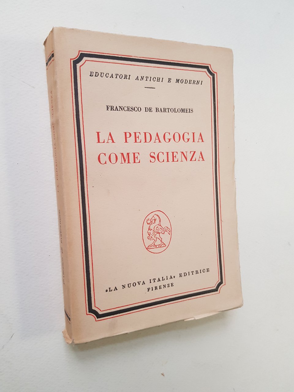 La pedagogia come scienza.