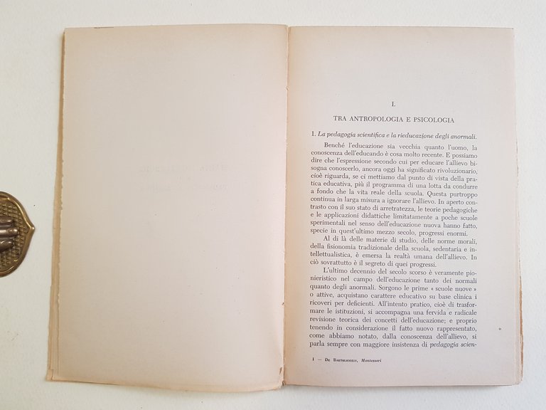 Maria Montessori e la pedagogia scientifica.