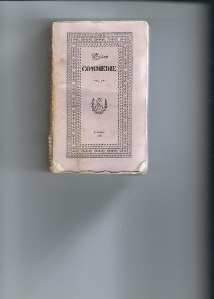 RACCOLTA COMPLETA DELLE COMMEDIE DI CARLO GOLDONI - VOL. XXV | Immagine Gallery 2