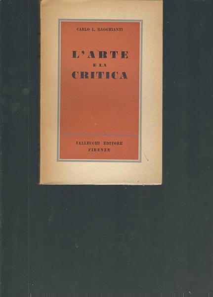 L'ARTE E LA CRITICA