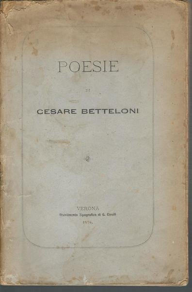 POESIE DI CESARE BETTELONI