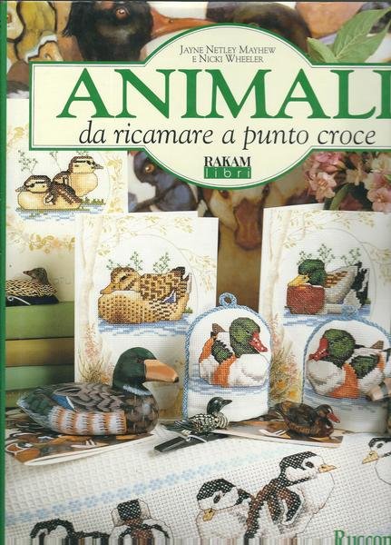 ANIMALI DA RICAMARE A PUNTO CROCE