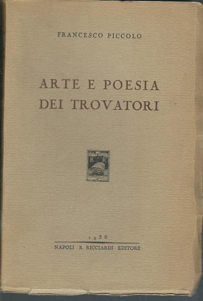 ARTE E POESIA DEI TROVATORI