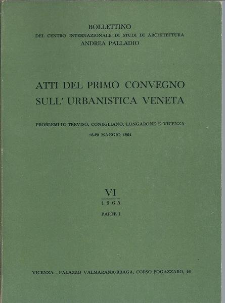 BOLLETTINO DEL CENTRO INTERNAZIONALE DI STUDI DI ARCHITETTURA ANDREA PALLADIO