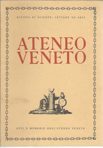 ATENEO VENETO ANNO 1992 - VOL. 30