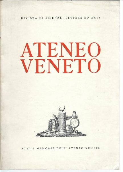 ATENEO VENETO - ANNO 1983 - VOL. 21 - N. …