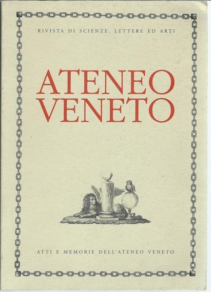 ATENEO VENETO - ANNO 1997 - VOL. 35