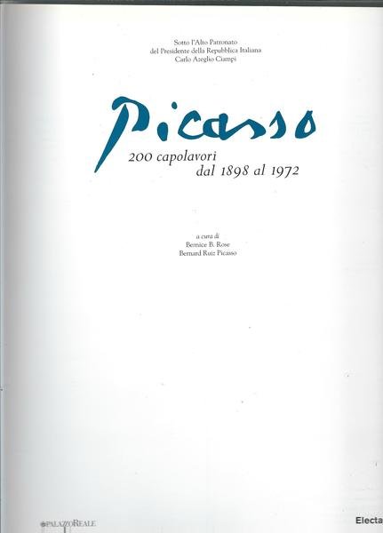 PICASSO - 200 CAPOLAVORI DAL 1898 AL 1972