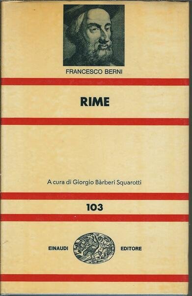 FRANCESCO BERNI - RIME