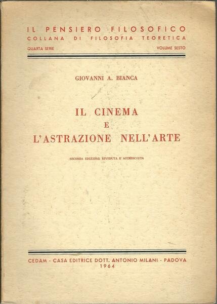 IL CINEMA E L'ASTRAZIONE NELL'ARTE