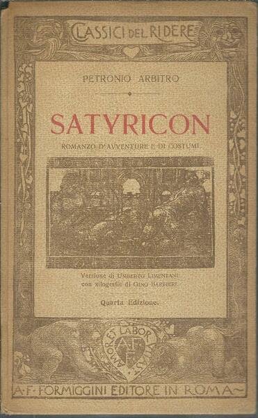 SATYRICON - ROMANZO D'AVVENTURE E DI COSTUMI