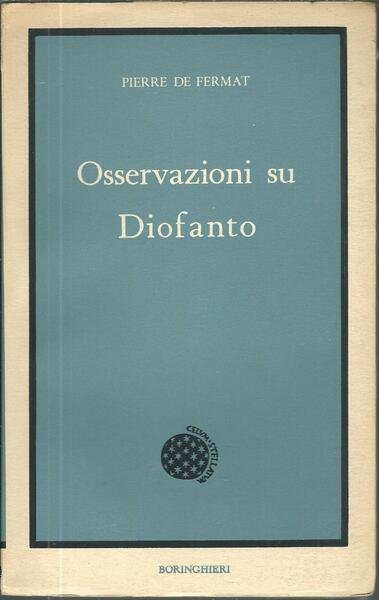 OSSERVAZIONI SU DIOFANTO