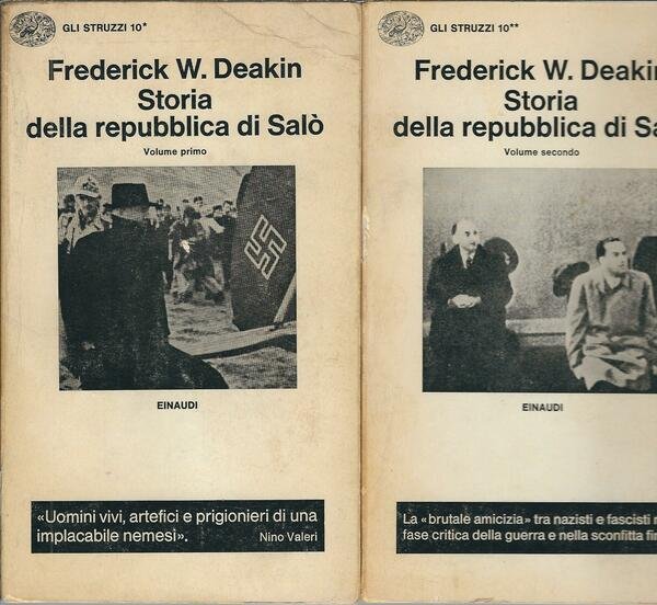 STORIA DELLA REPUBBLICA DI SALO - DUE VOLUMI