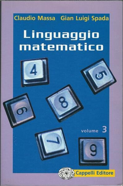 LINGUAGGIO MATEMATICO - VOLUME TERZO