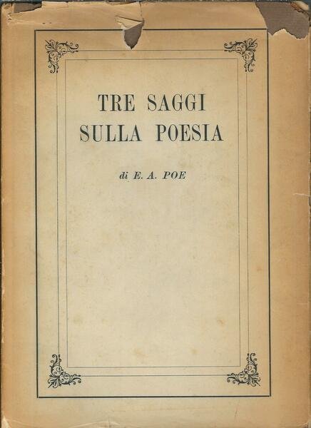 TRE SAGGI SULLA POESIA