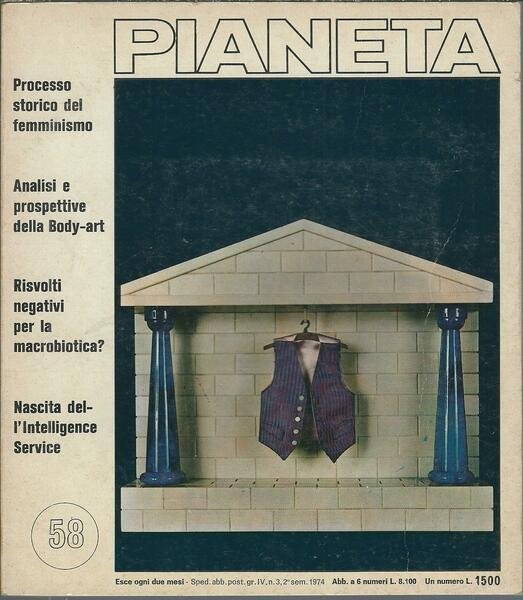 PIANETA - NUMERO 58 - MAGGIO - GIUGNO 1974