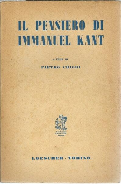 IL PENSIERO DI IMMANUEL KANT