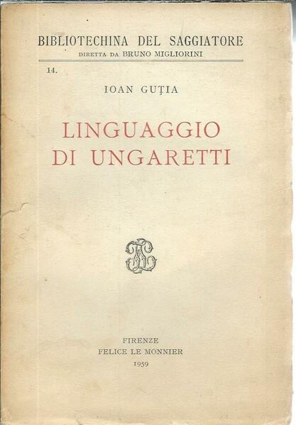 LINGUAGGIO DI UNGARETTI