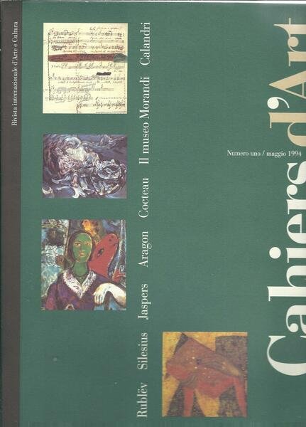 CAHIERS D'ART - NUMERO UNO / MAGGIO 1994