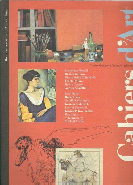 CAHIERS D'ART - NUMERO DICIANNOVE / GENNAIO - FEBBRAIO 1997