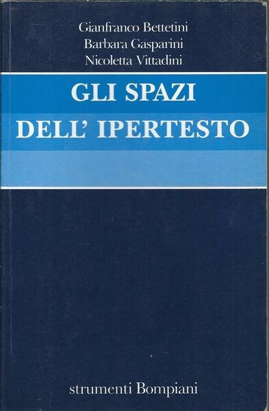 GLI SPAZI DELL'IPERTESTO