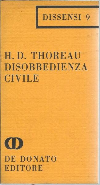 DISOBBEDIENZA CIVILE