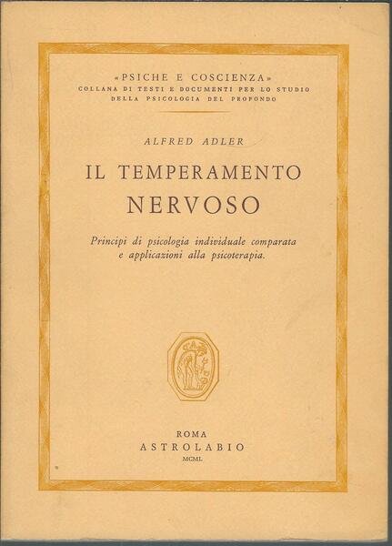 IL TEMPERAMENTO NERVOSO - PRINCIPI DI PSICOLOGIA COMPARATA E APPLICAZIONI …