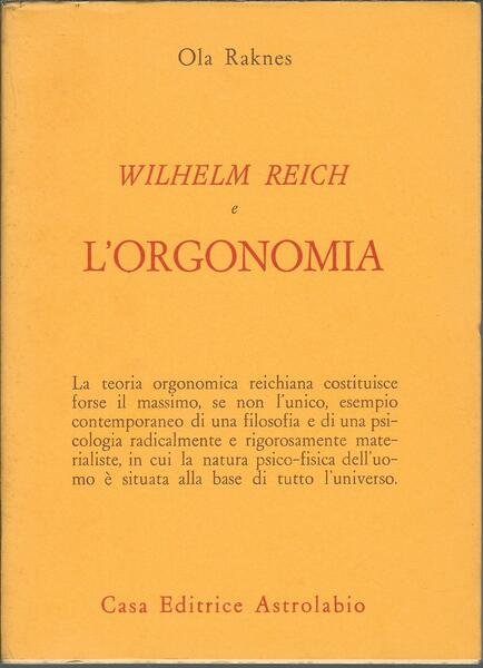 WILHELM REICH E L'ORGONOMIA