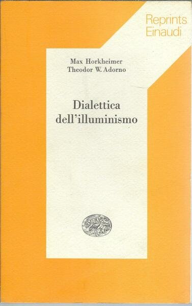 DIALETTICA DELL'ILLUMINISMO