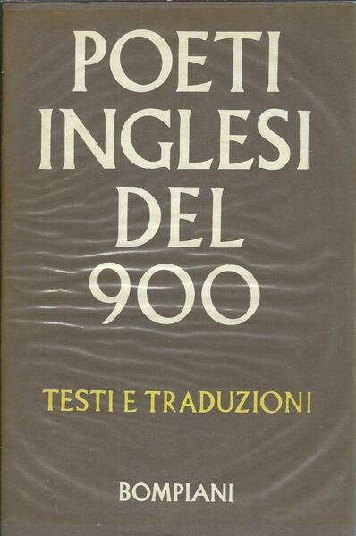 POETI INGLESI DEL 9000 - TESTI E TRADUZIONI