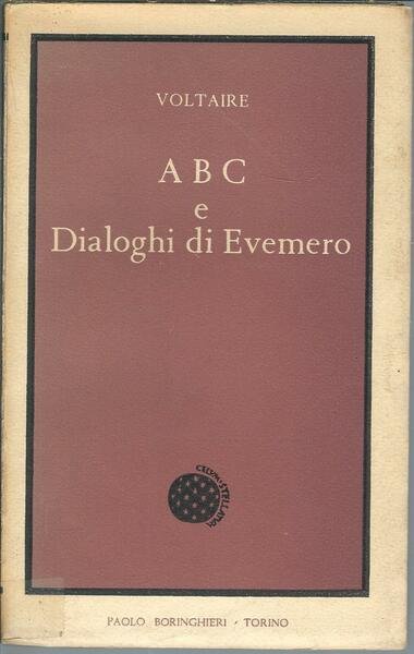ABC E DIALOGHI DI EVEMERO