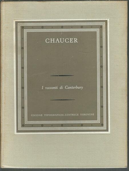 I RACCONTI DI CANTERBURY