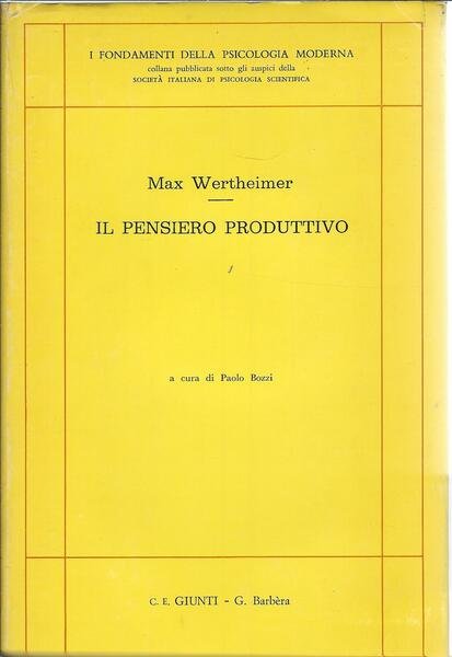 IL PENSIERO PRODUTTIVO