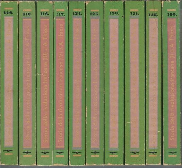 STORIA DELLA RIVOLUZIONE FRANCESE - 10 VOLUMI