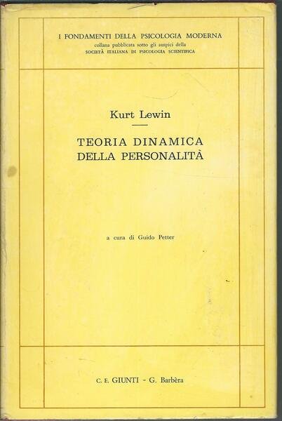 TEORIA DINAMICA DELLA PERSONALITA'