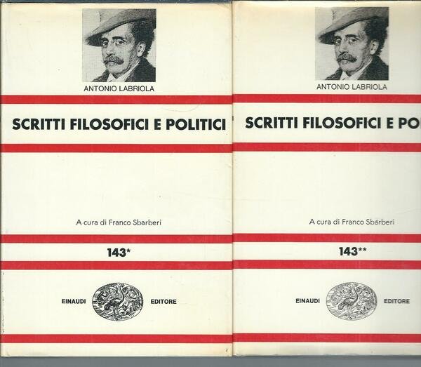 SCRITTI FILOSOFICI E POLITICI - DUE VOLUMI