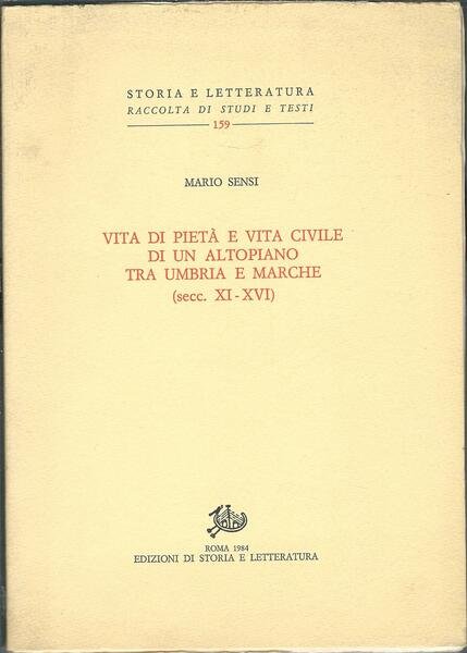 VITA DI PIETA' E VITA CIVILE DI UN ALTOPIANO TRA …