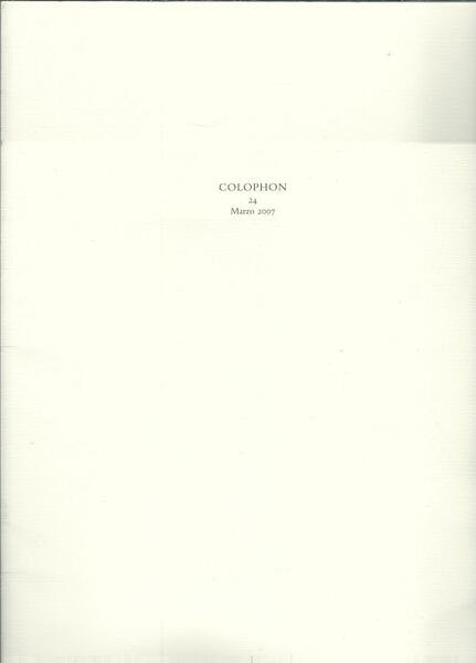 COLOPHON - 24 - MARZO 2002