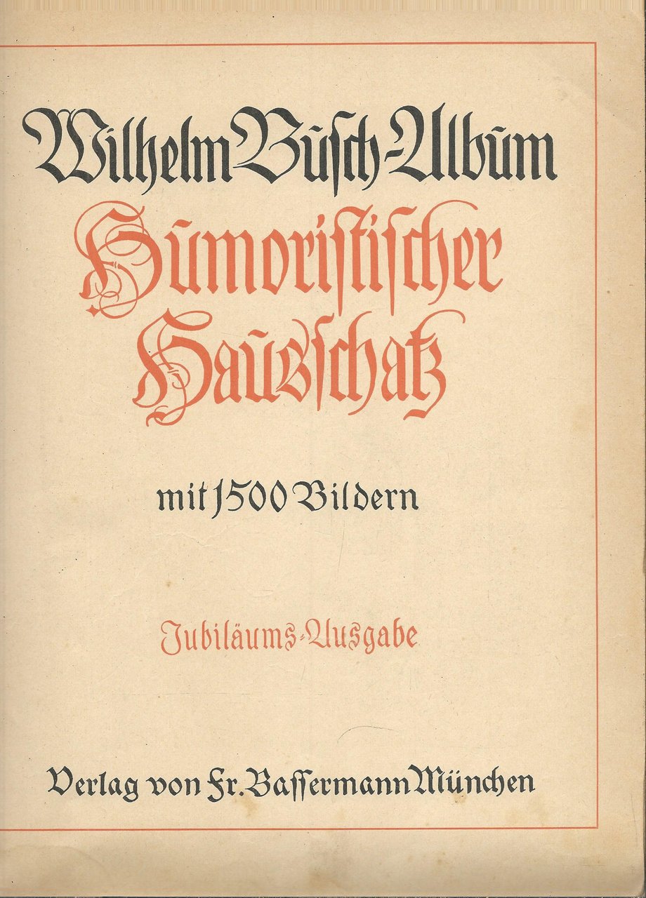 ALBUM HUMORISTISCHER HAUSSCHATZ