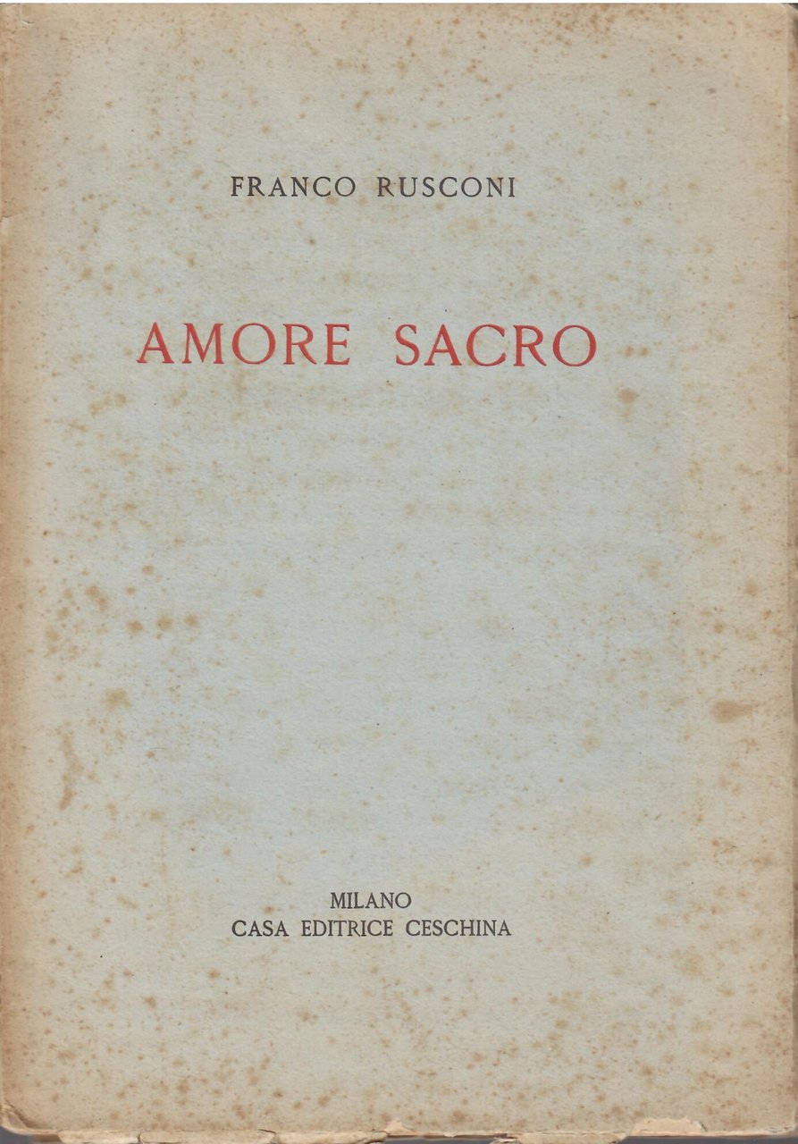 AMORE SACRO