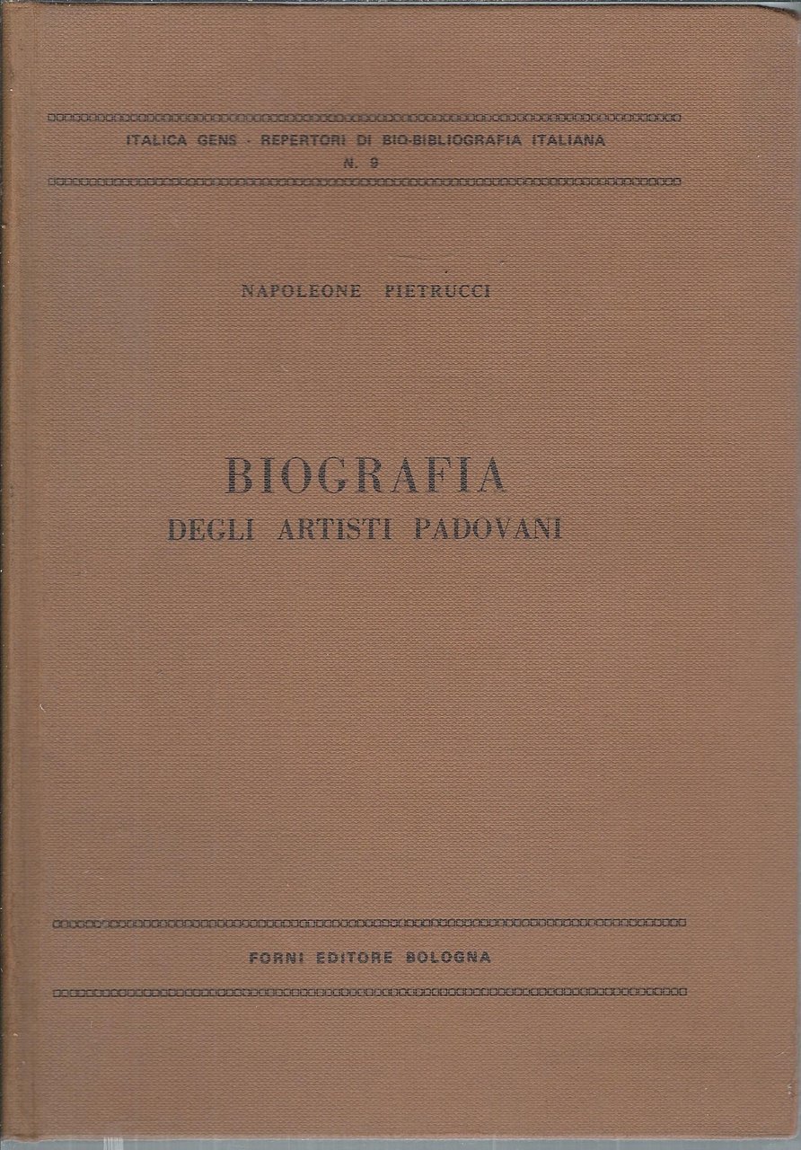 BIOGRAFIA DEGLI ARTISTI PADOVANI