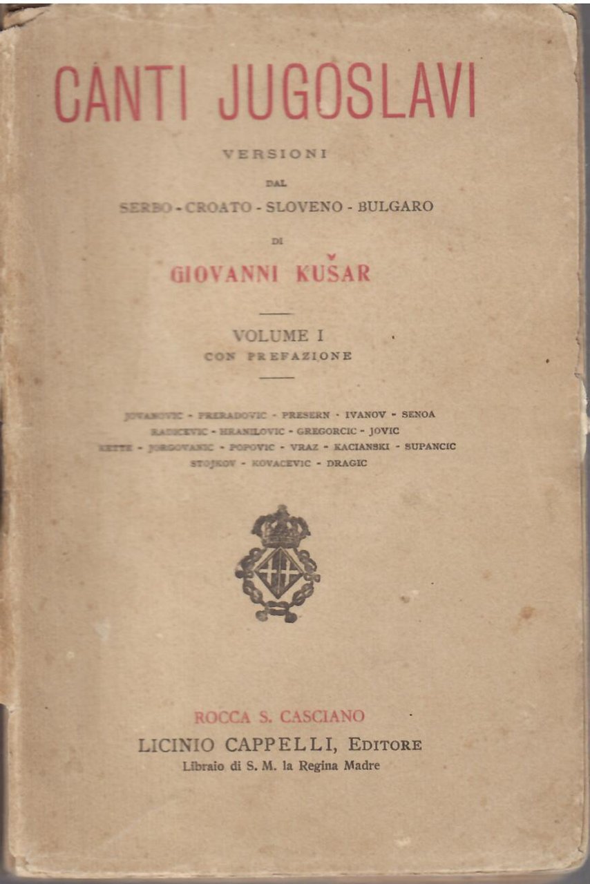 CANTI JUGOSLAVI
