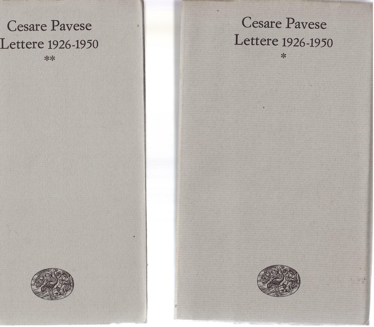 CESARE PAVESE - LETTERE 1926 - 1950 - DUE VOLUMI | Immagine principale