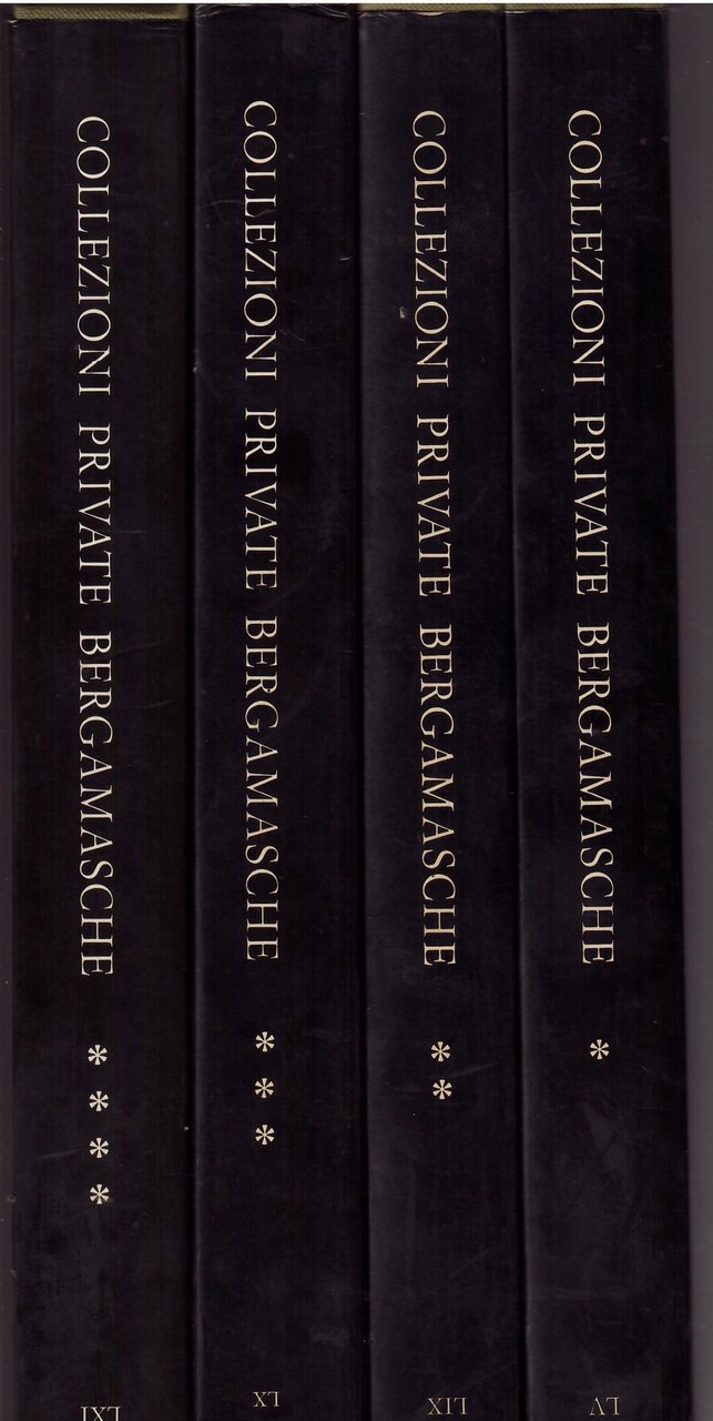 COLLEZIONI PRIVATE BERGAMASCHE - QUATTRO VOLUMI | Immagine principale